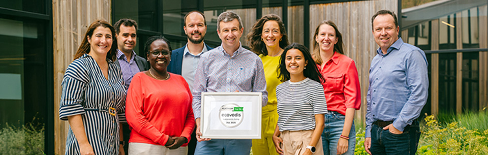 AG opnieuw bekroond met EcoVadis Platinum-label 