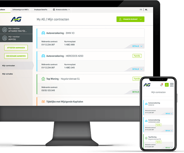 My AG contrats et garanties